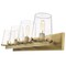 Z-Lite Callista 4 Light Vanity, Rubbed Brass & Clear 3032-4V-RB - alternate 7